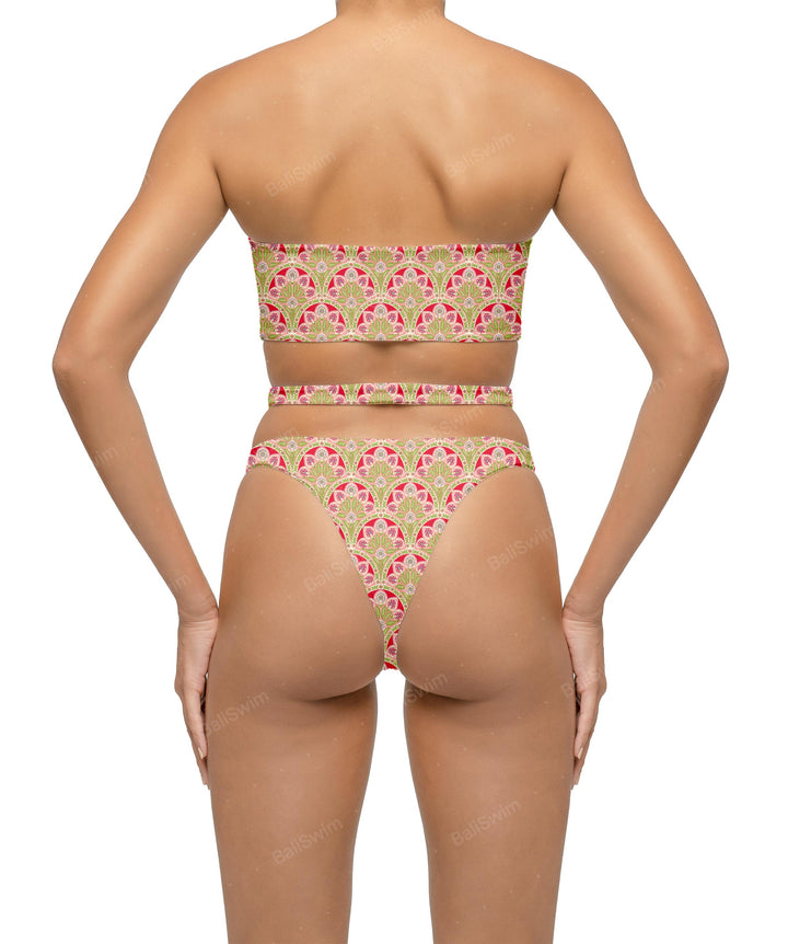 BSWS-B123 High Waisted Cut-out Bikini Bottom