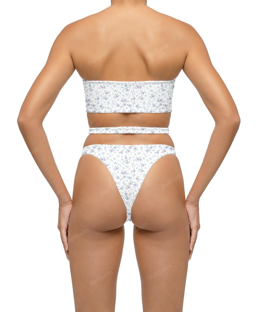 BSWS-B123 High Waisted Cut-out Bikini Bottom