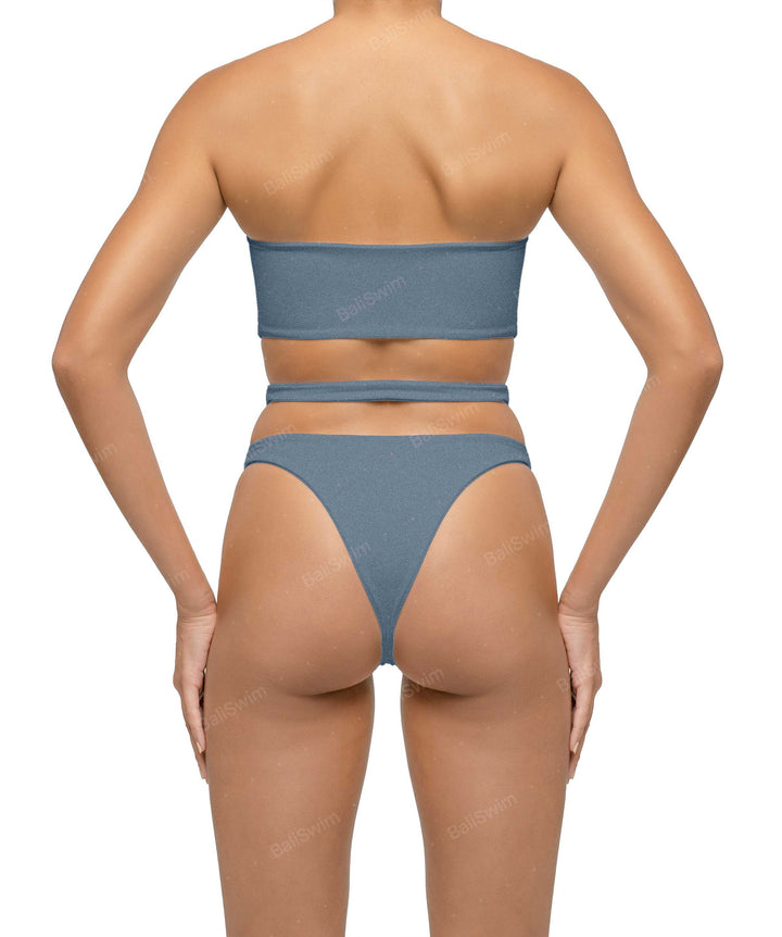 BSWS-T123 Bandeau Cut-out Bikini Top