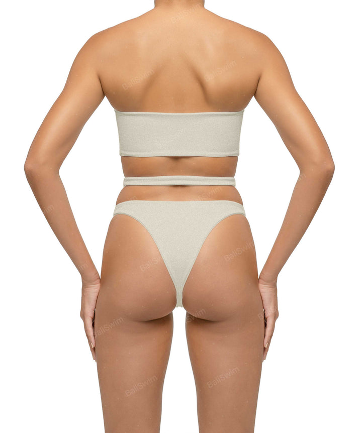 BSWS-B123 High Waisted Cut-out Bikini Bottom