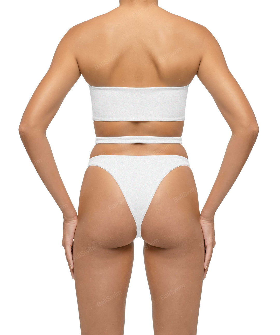 BSWS-B123 High Waisted Cut-out Bikini Bottom
