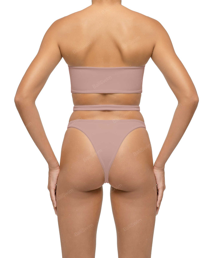 BSWS-B123 High Waisted Cut-out Bikini Bottom