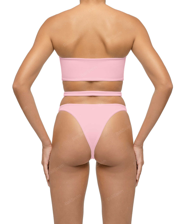 BSWS-T123 Bandeau Cut-out Bikini Top