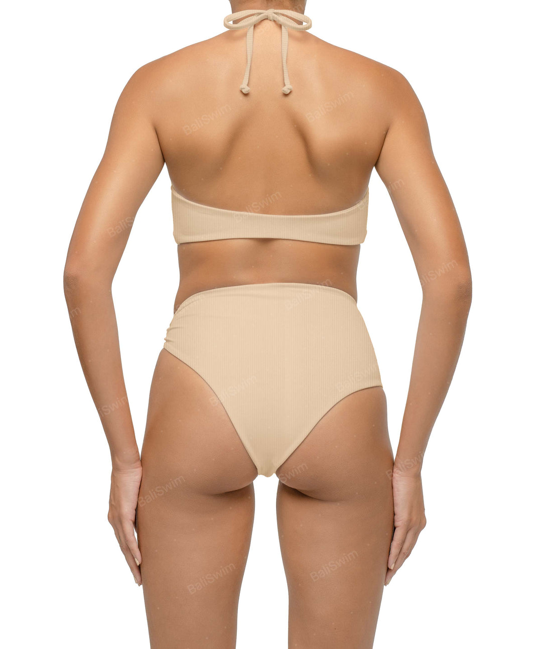 BSWS-B126 Asymetrical Wave Ring Bikini Bottom