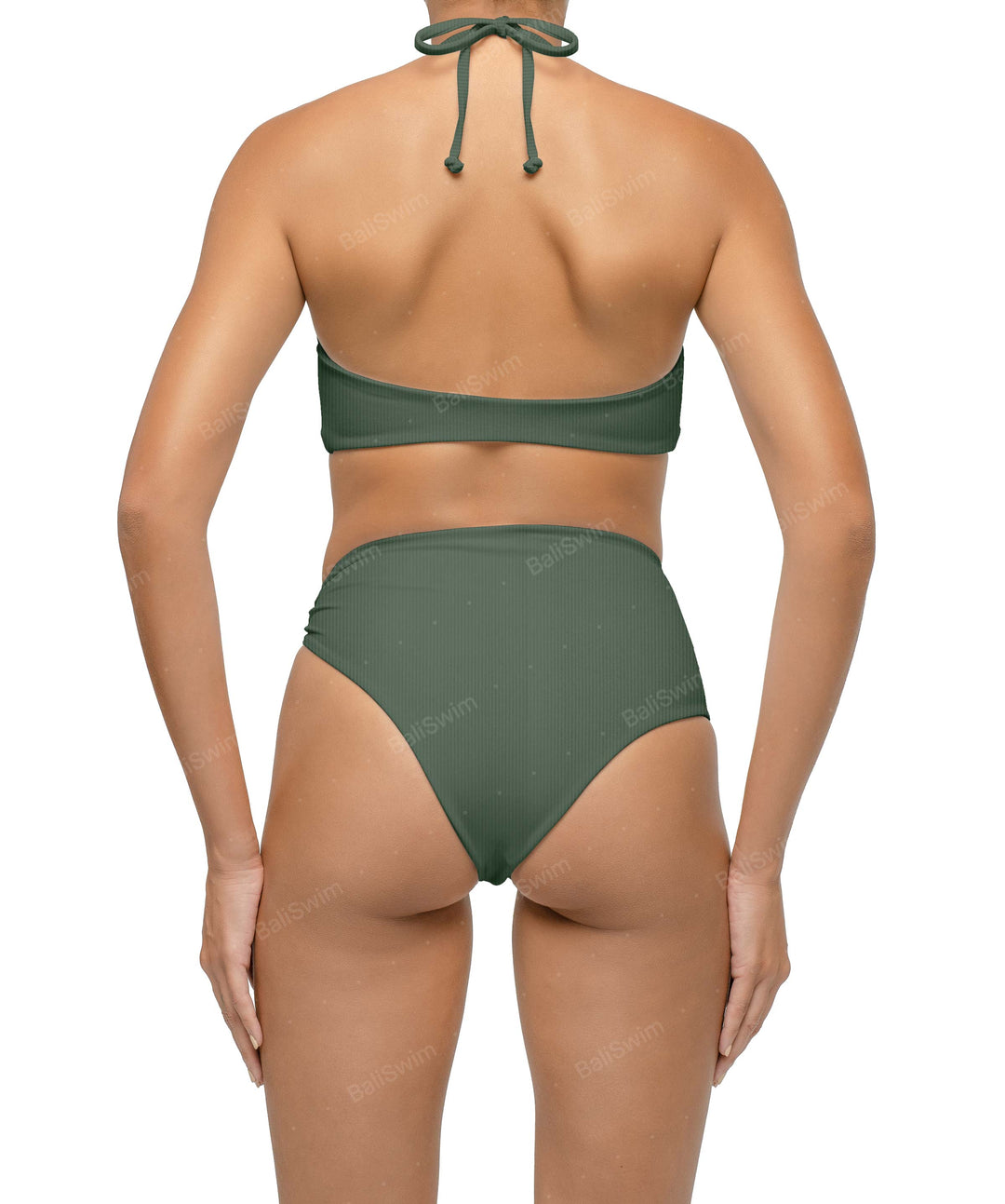 BSWS-B126 Asymetrical Wave Ring Bikini Bottom
