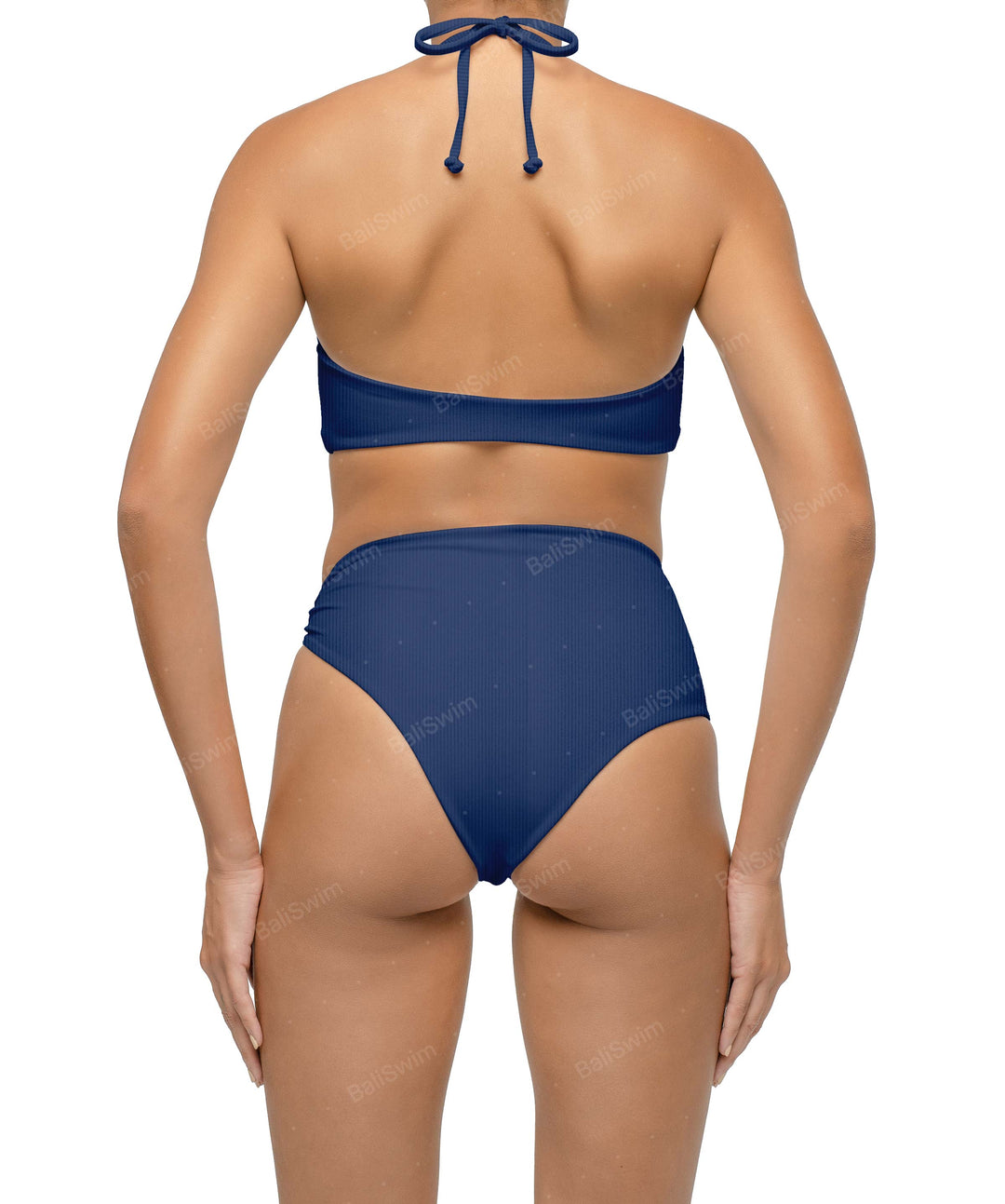 BSWS-B126 Asymetrical Wave Ring Bikini Bottom