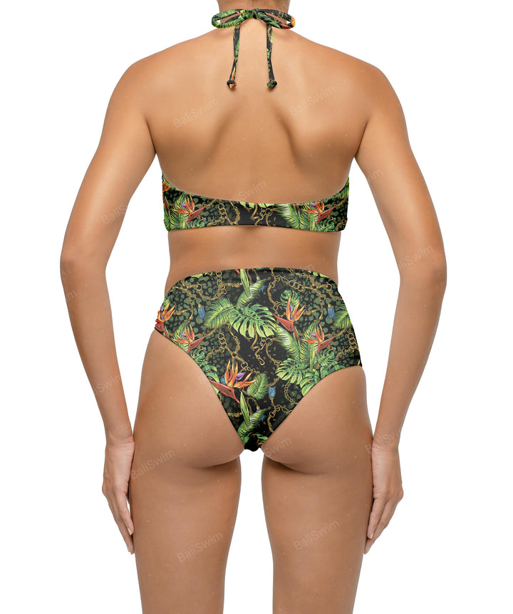 BSWS-B126 Asymetrical Wave Ring Bikini Bottom