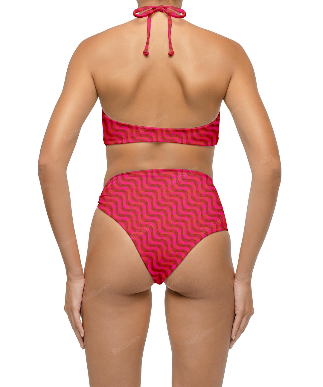 BSWS-B126 Asymetrical Wave Ring Bikini Bottom