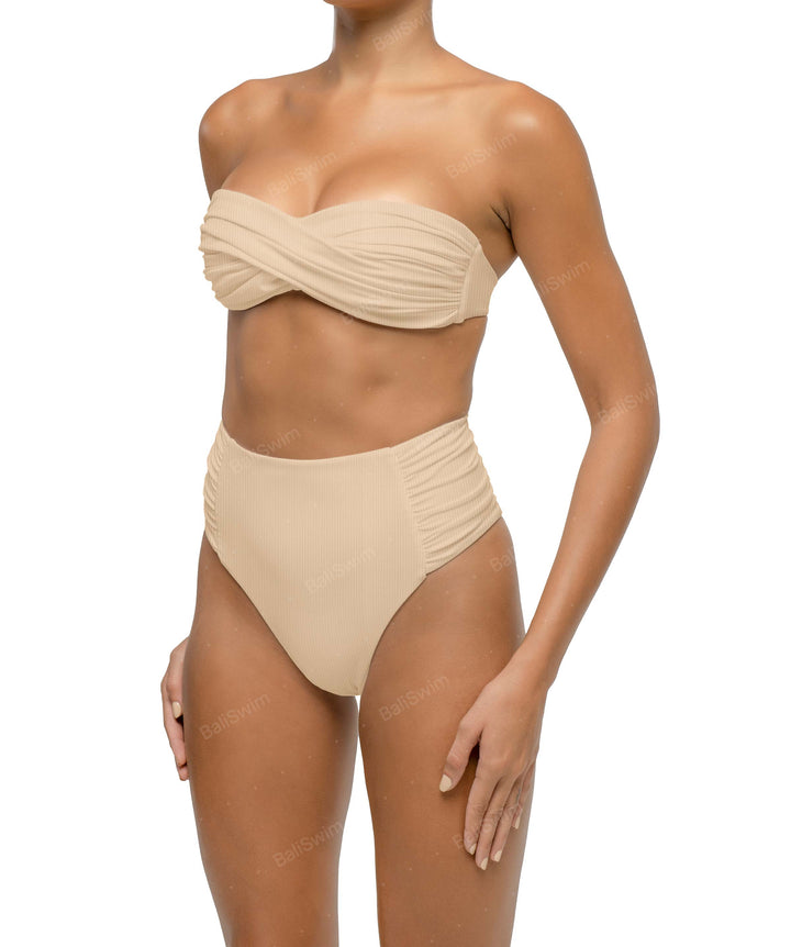 BSWS-T127 Twist Bandeau Bikini Top