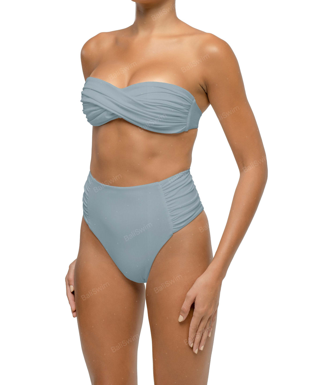 BSWS-T127 Twist Bandeau Bikini Top