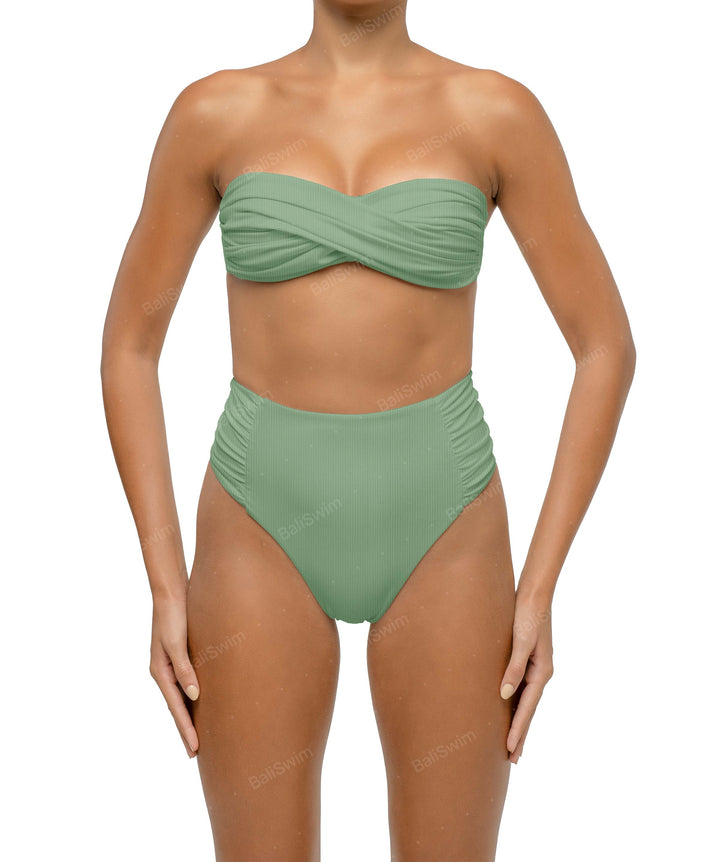 BSWS-T127 Twist Bandeau Bikini Top