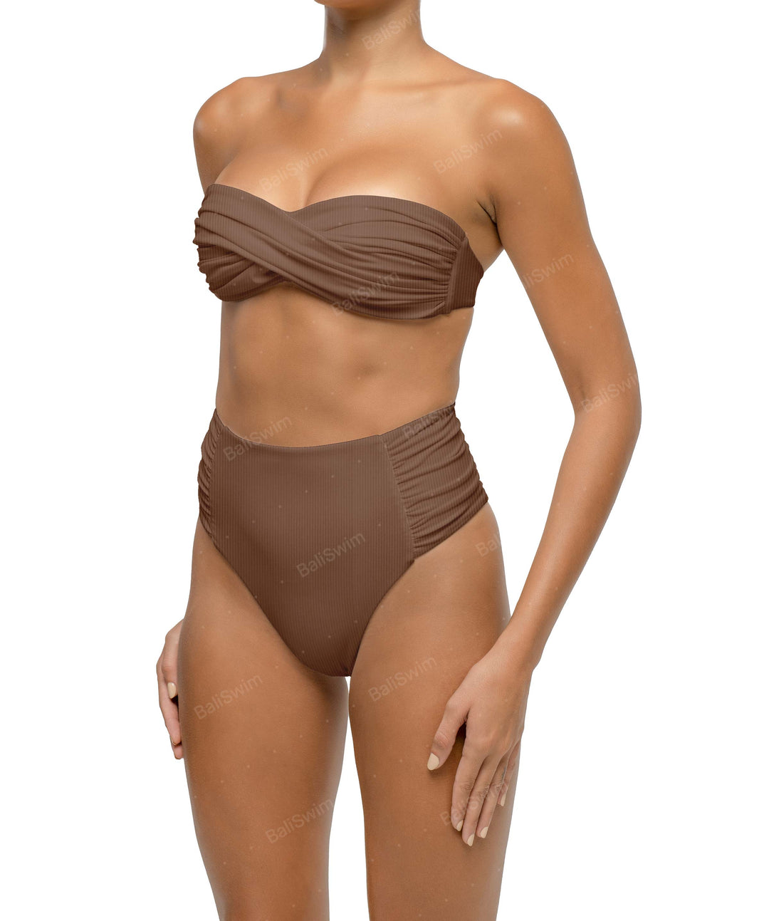 BSWS-T127 Twist Bandeau Bikini Top
