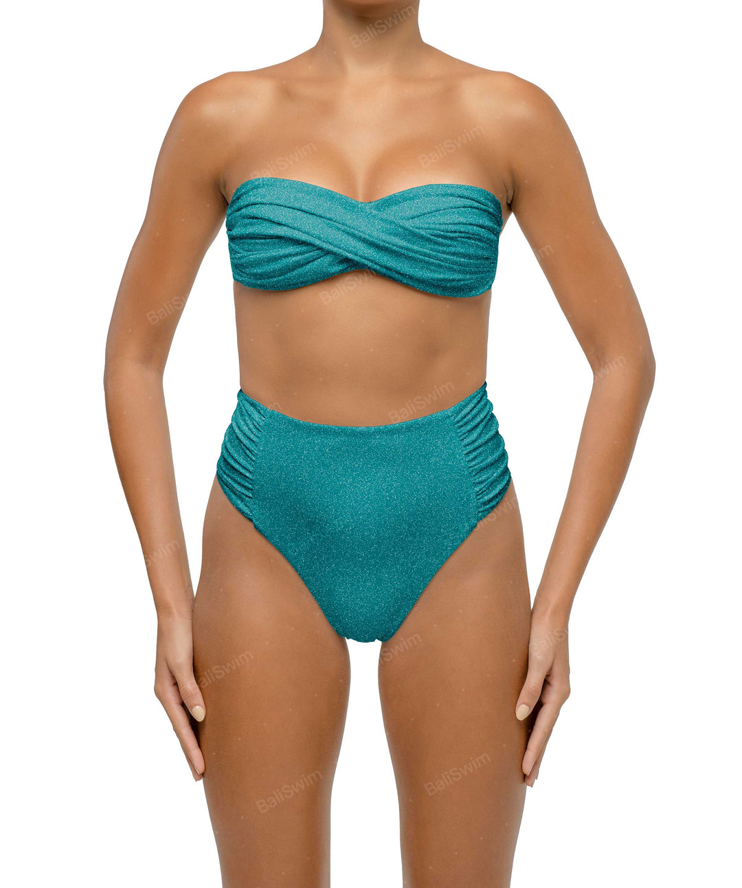 BSWS-T127 Twist Bandeau Bikini Top