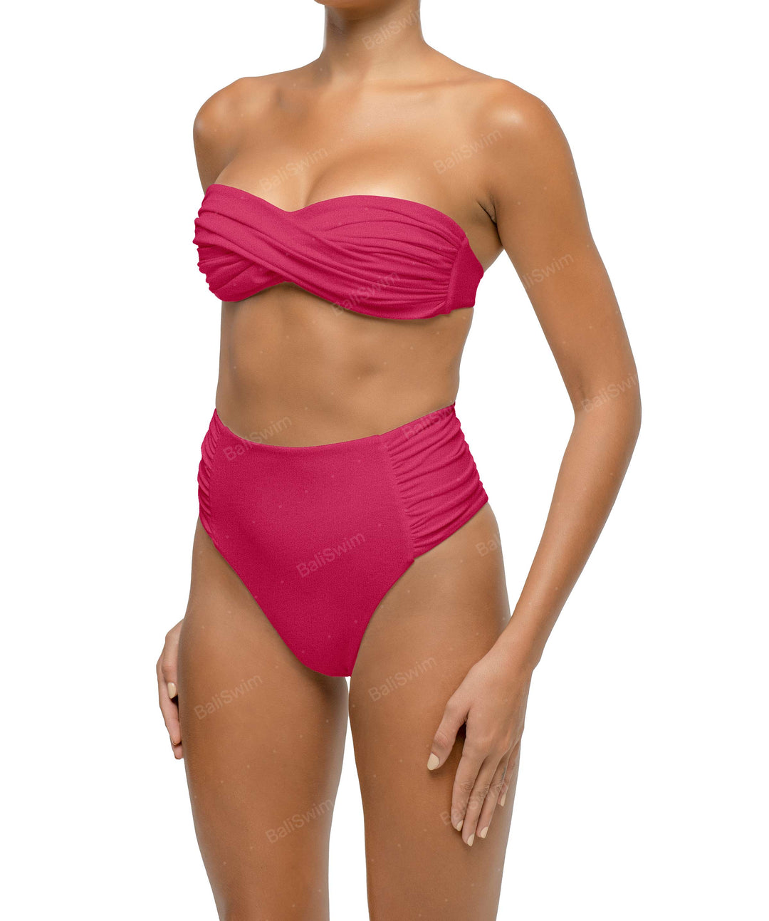 BSWS-T127 Twist Bandeau Bikini Top