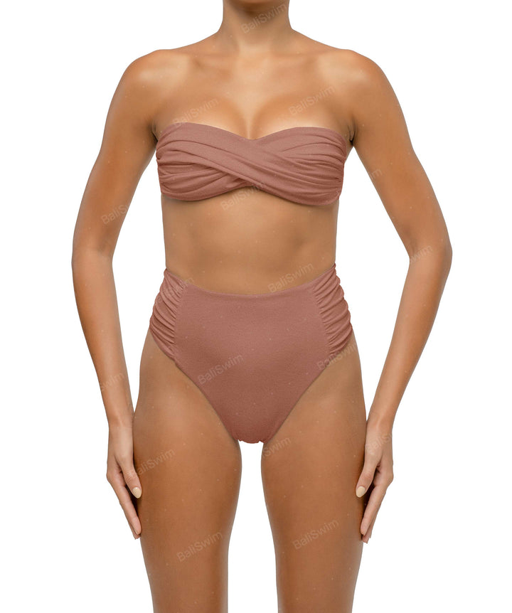 BSWS-T127 Twist Bandeau Bikini Top