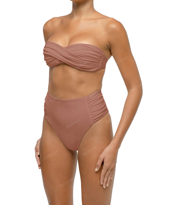BSWS-T127 Twist Bandeau Bikini Top