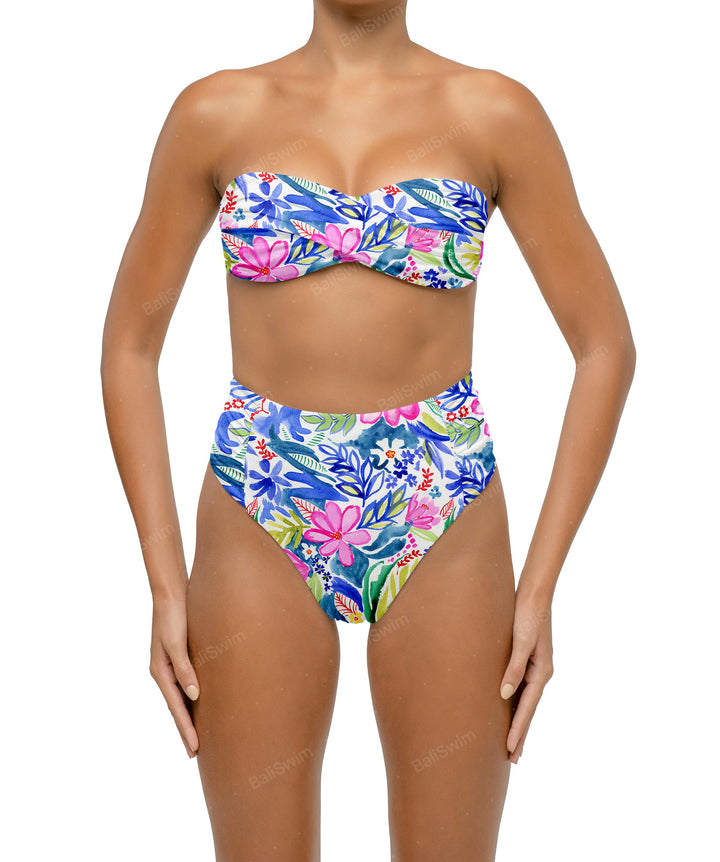 BSWS-T127 Twist Bandeau Bikini Top