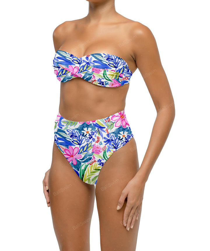 BSWS-T127 Twist Bandeau Bikini Top