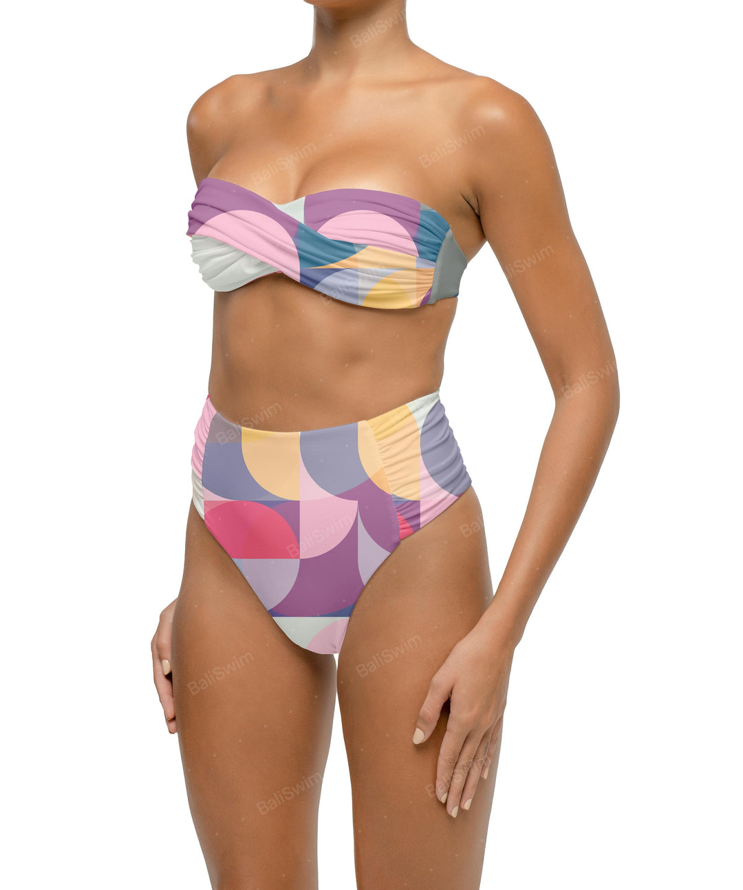 BSWS-T127 Twist Bandeau Bikini Top