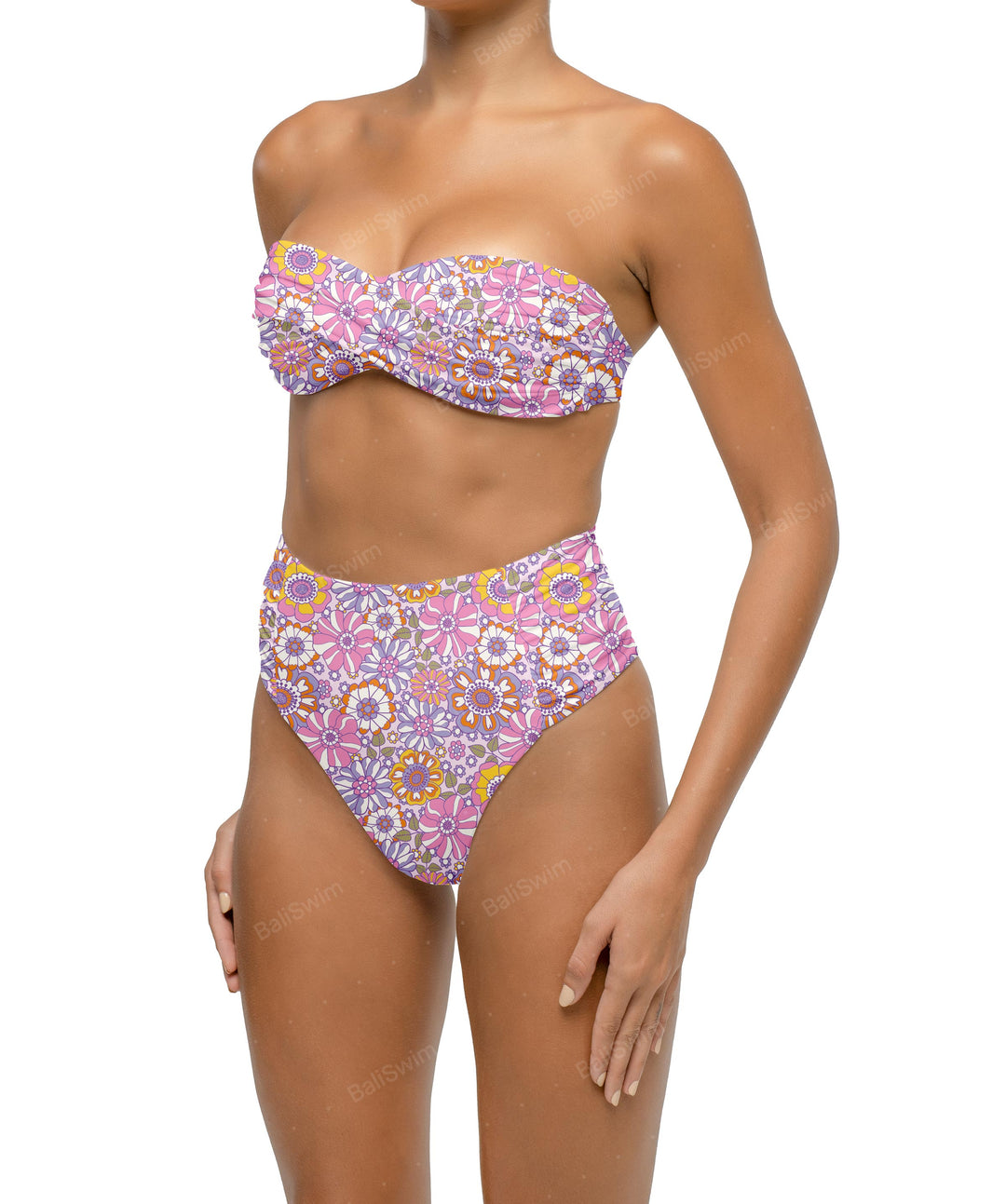 BSWS-T127 Twist Bandeau Bikini Top