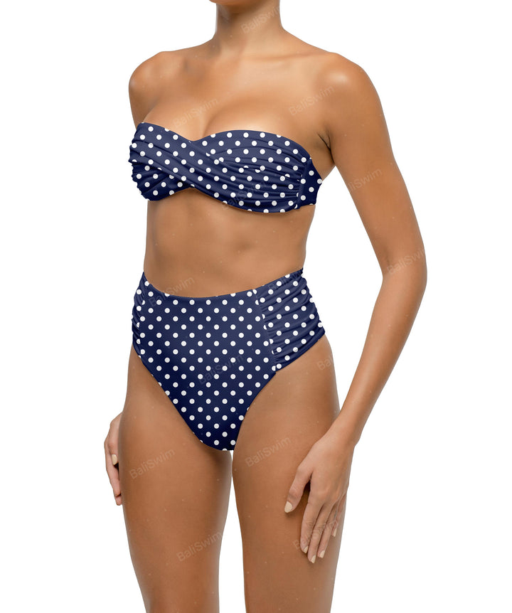 BSWS-T127 Twist Bandeau Bikini Top