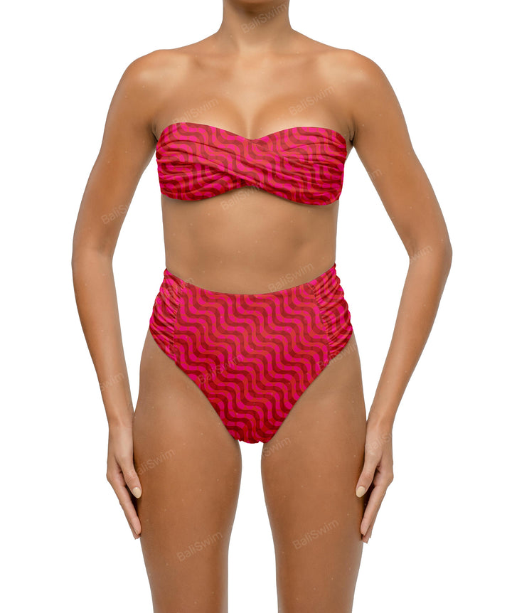 BSWS-T127 Twist Bandeau Bikini Top