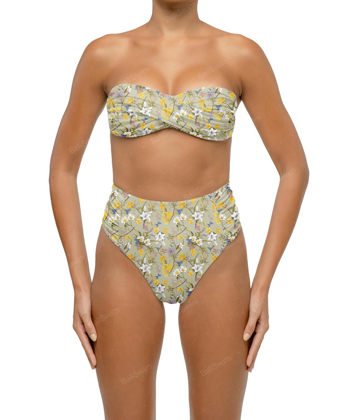 BSWS-T127 Twist Bandeau Bikini Top