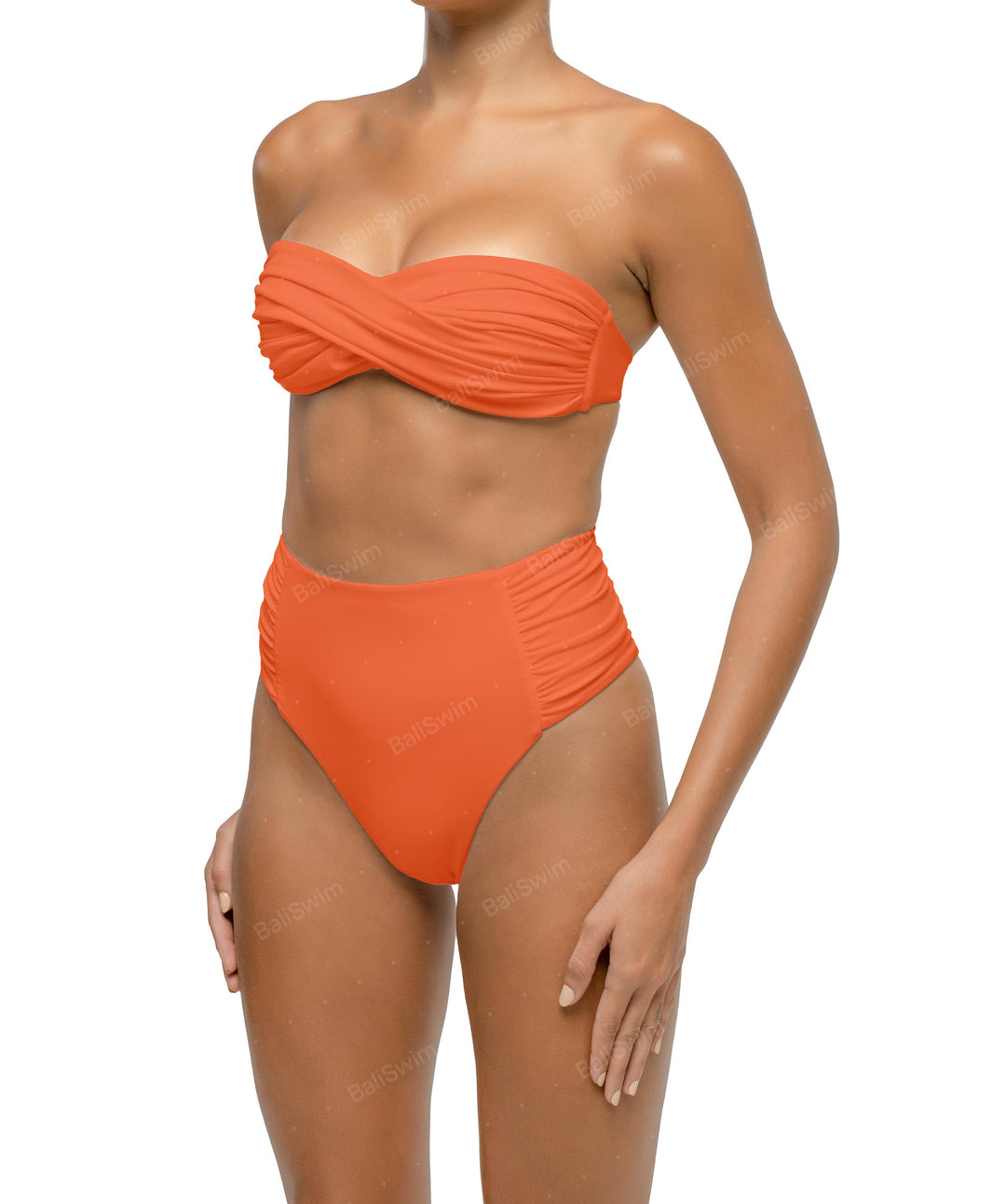 BSWS-T127 Twist Bandeau Bikini Top