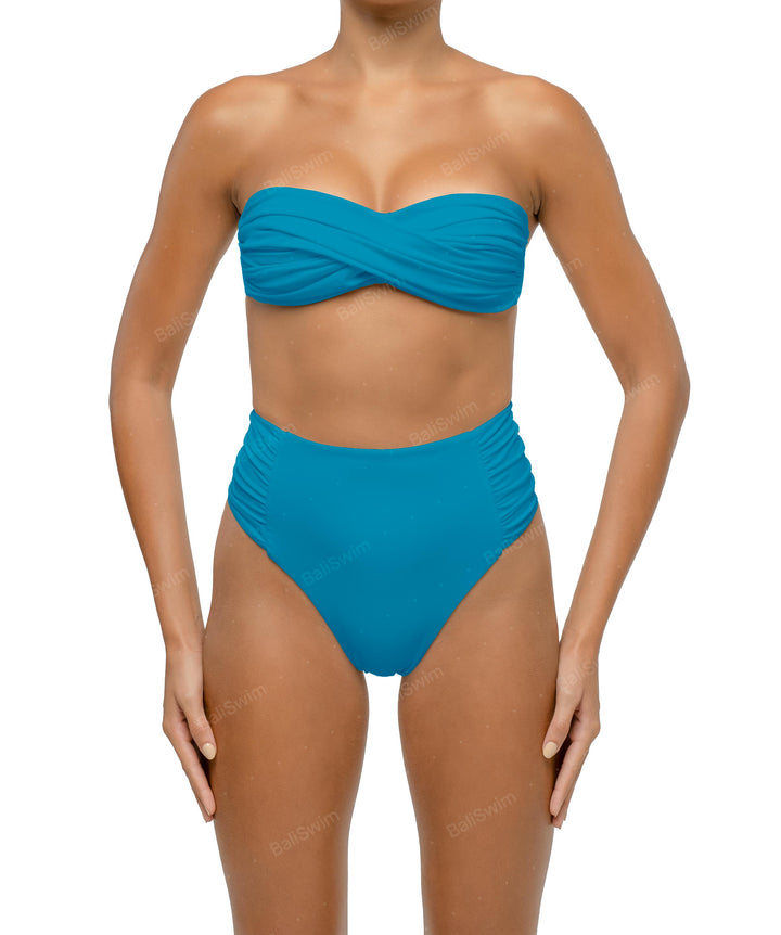 BSWS-T127 Twist Bandeau Bikini Top
