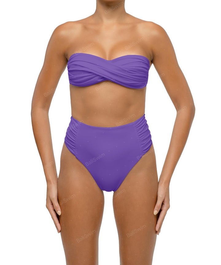 BSWS-T127 Twist Bandeau Bikini Top