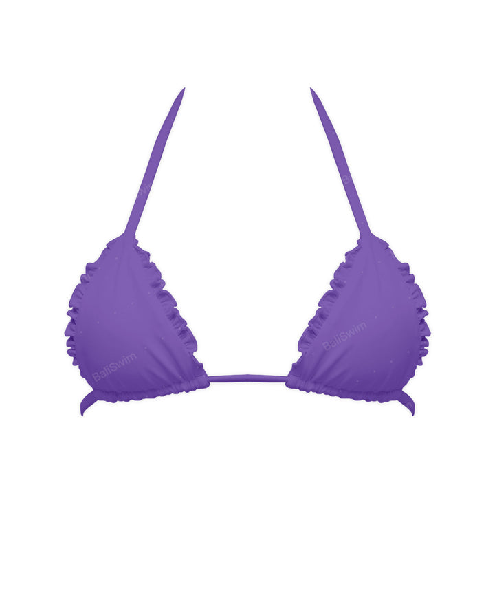 BSWS-T130 Ruffle Triangle Bikini Top