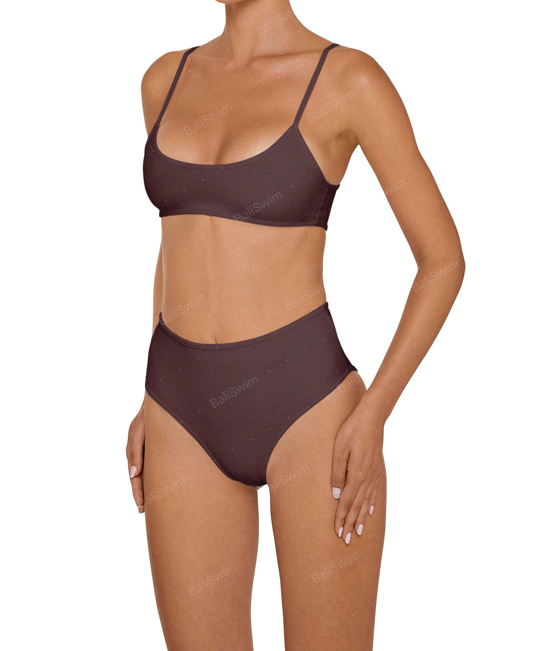 BSWS-B136 High Waisted Bottom With Binding