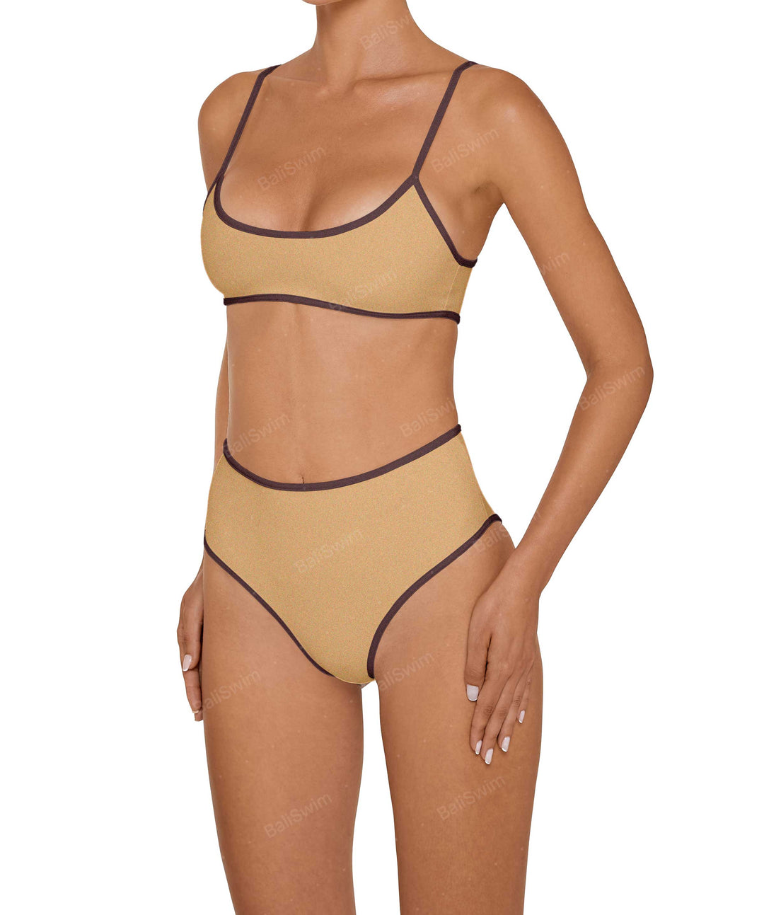 BSWS-B136 High Waisted Bottom With Binding