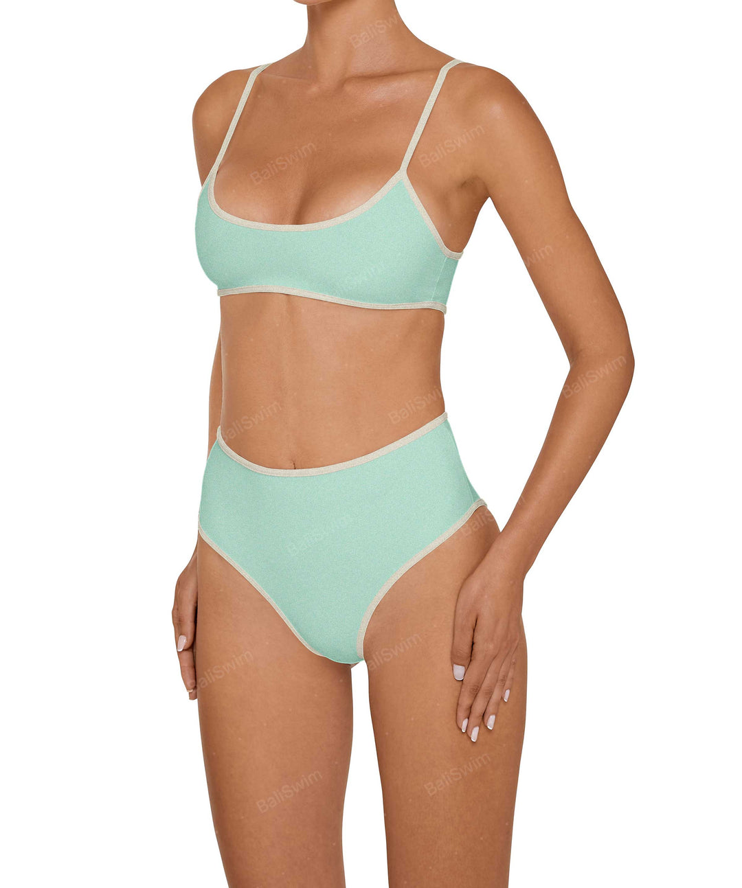 BSWS-B136 High Waisted Bottom With Binding