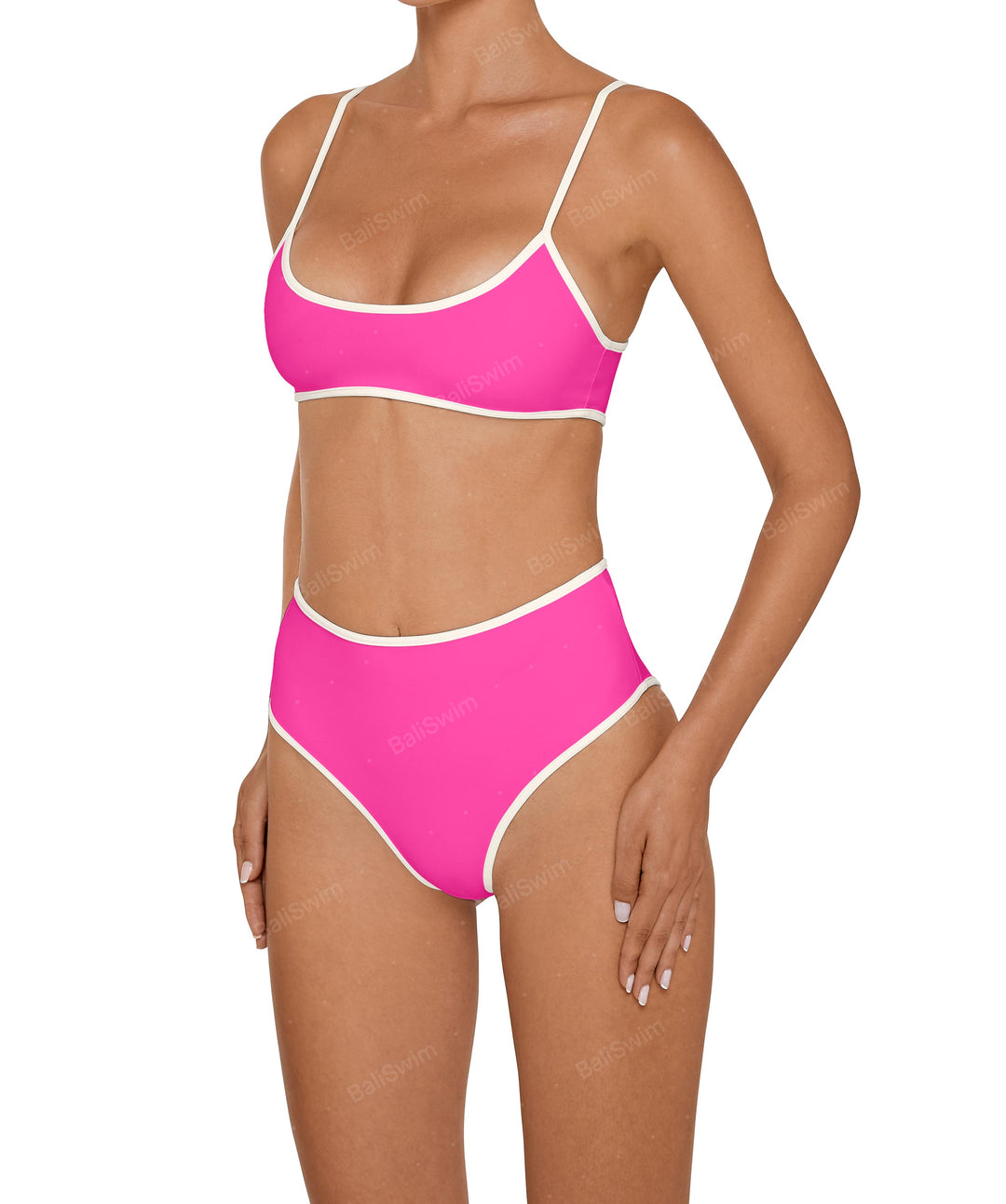 BSWS-B136 High Waisted Bottom With Binding