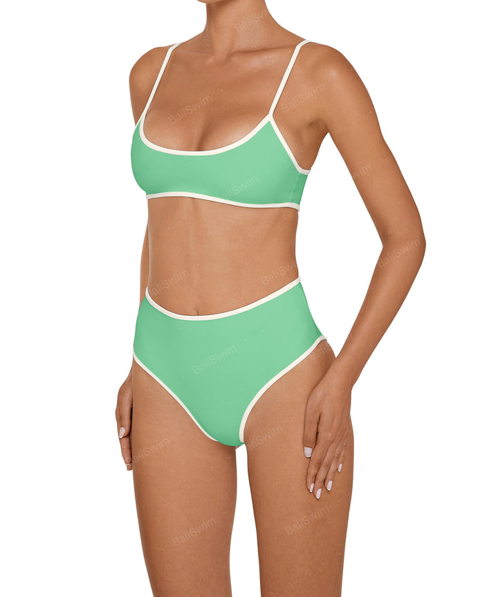 BSWS-B136 High Waisted Bottom With Binding