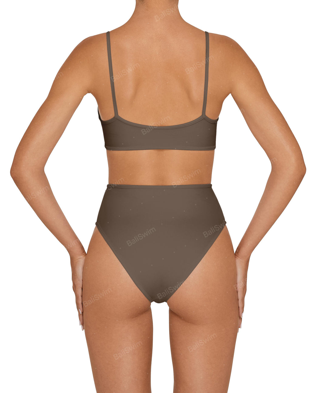 BSWS-T136 Curve Neckline Bralette Top With Binding