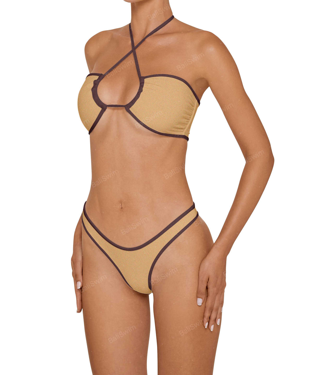 BSWS-B137 High Cut Cheeky Bottom With Binding