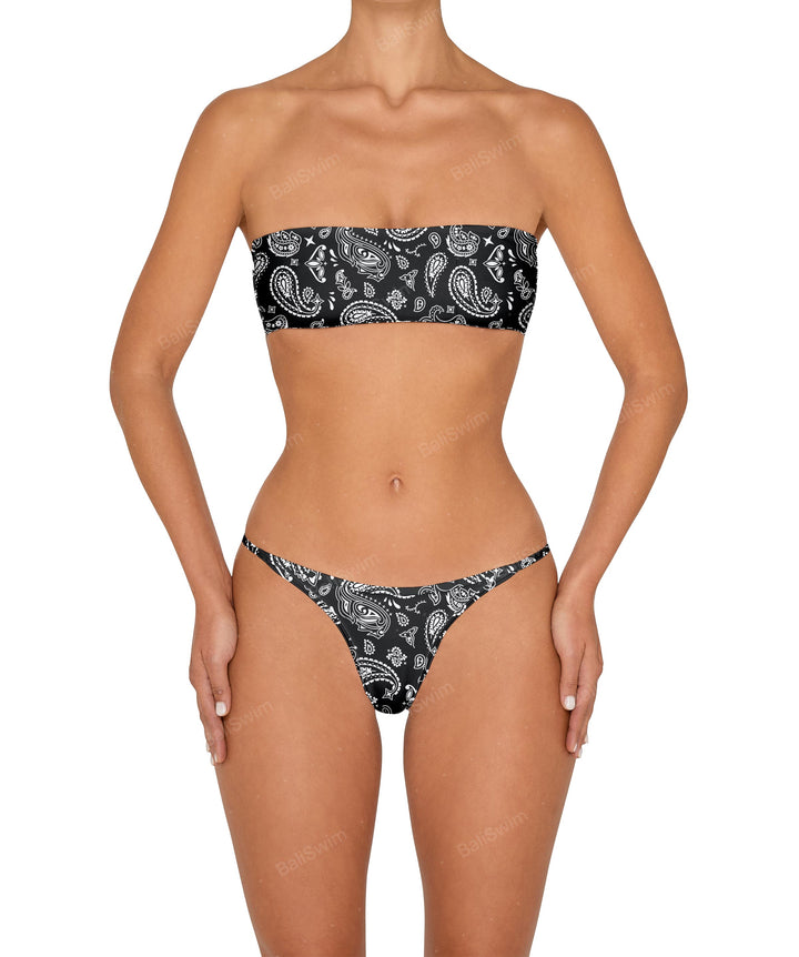 BSWS-T138 Self Tie Bandeau Top