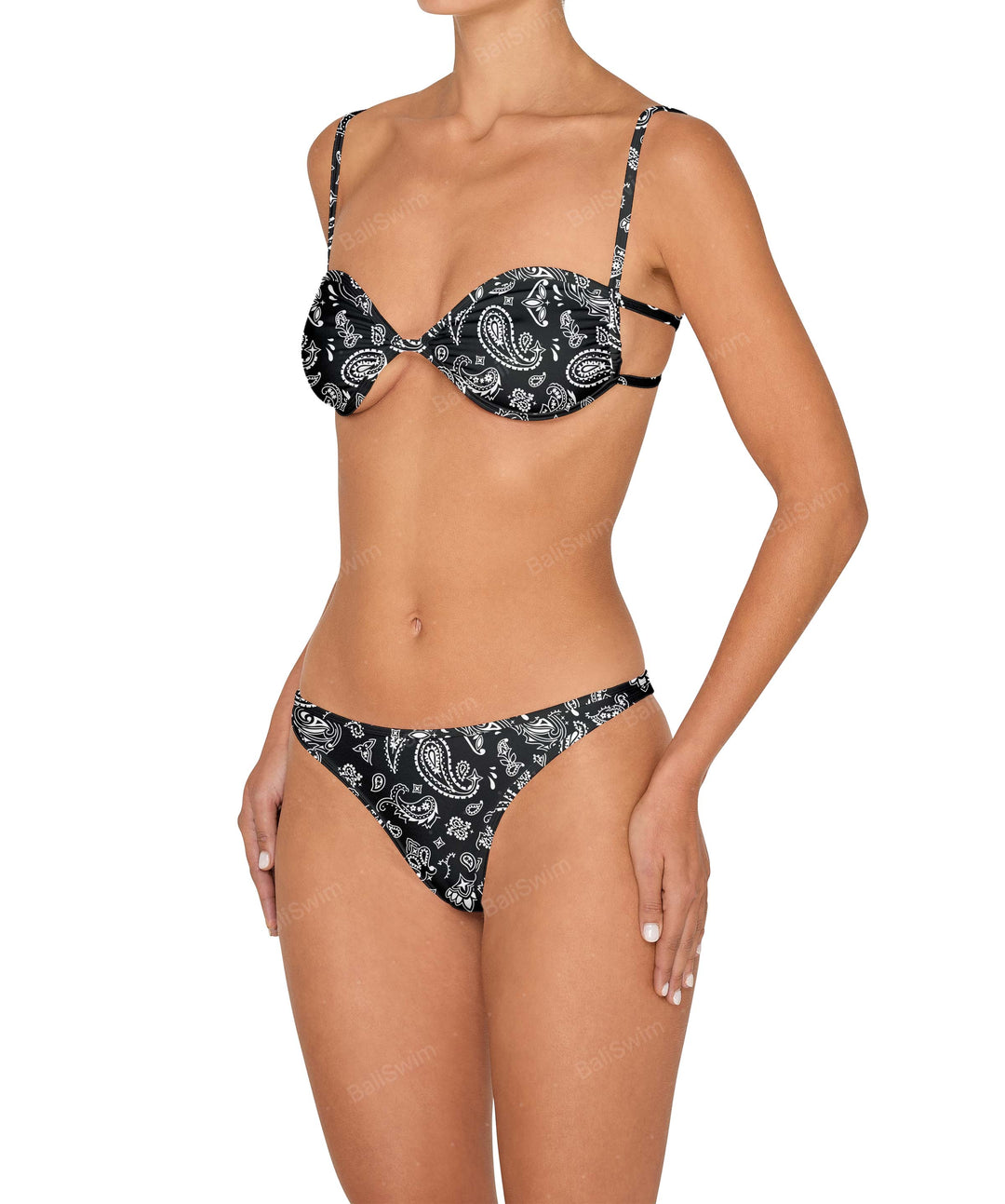 BSWS-B142 Low Waist Mid-Coverage Binding Edge Bottom