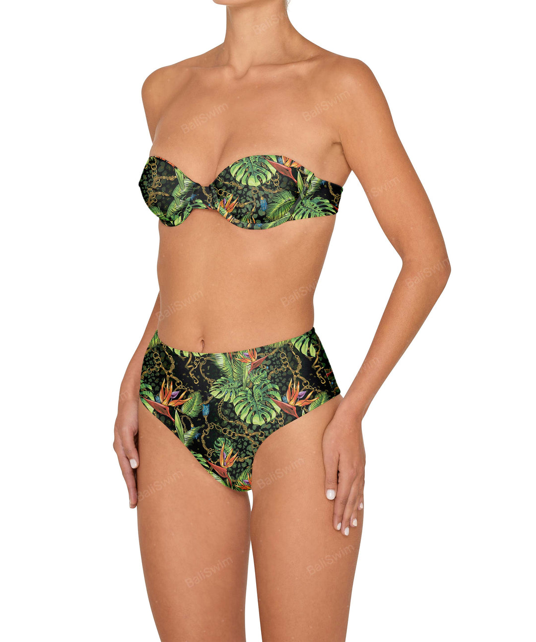 BSWS-B145 Highwaisted Bottom Cheeky Coverage