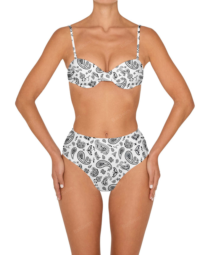 BSWS-T145 Balconette Underwire Top With Removable Straps