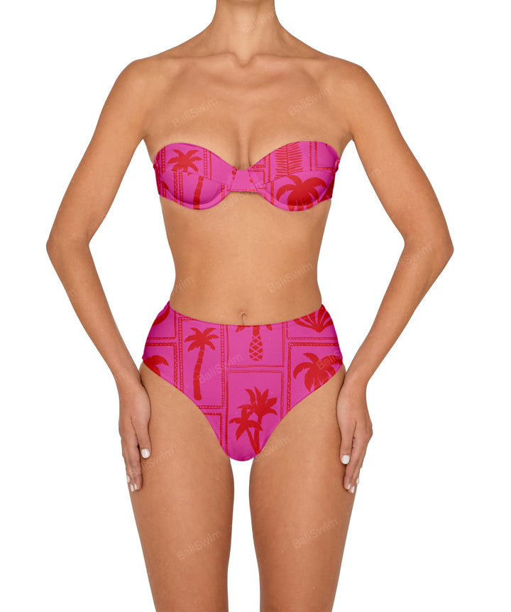 BSWS-T145 Balconette Underwire Top With Removable Straps