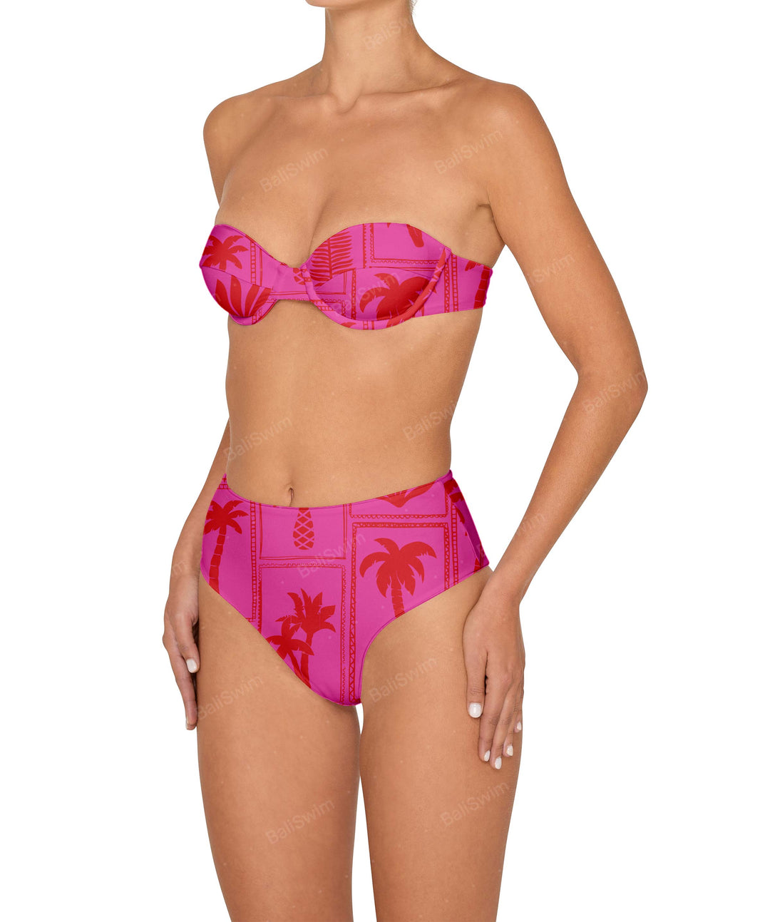 BSWS-B145 Highwaisted Bottom Cheeky Coverage