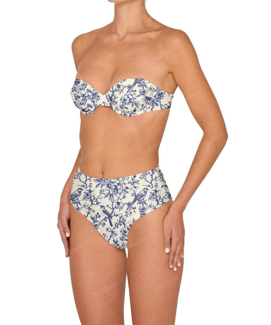 BSWS-B145 Highwaisted Bottom Cheeky Coverage