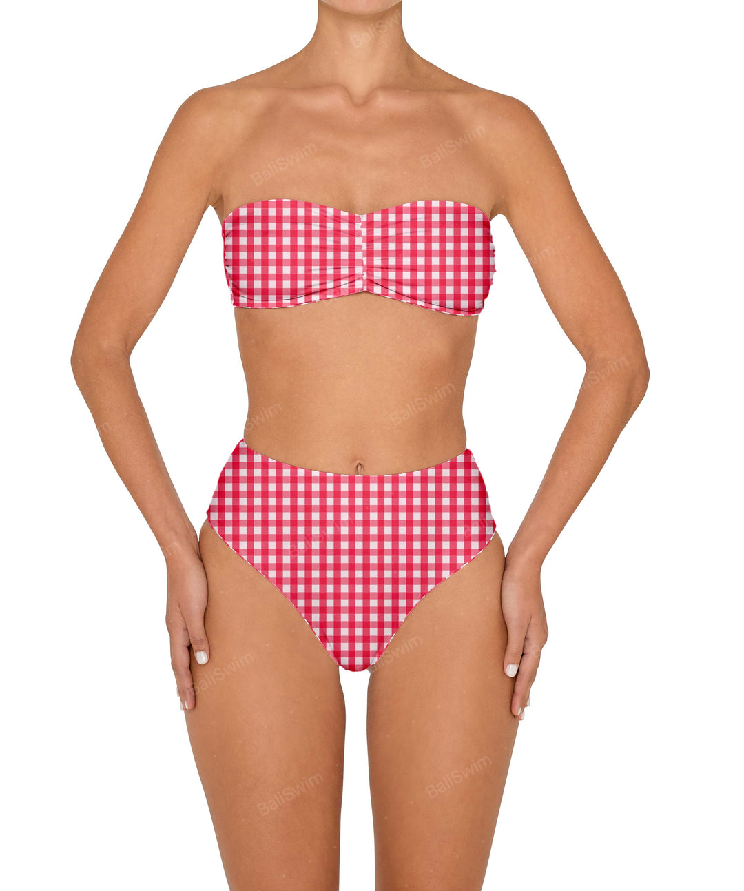 BSWS-T152 Ruched Bandeau Top