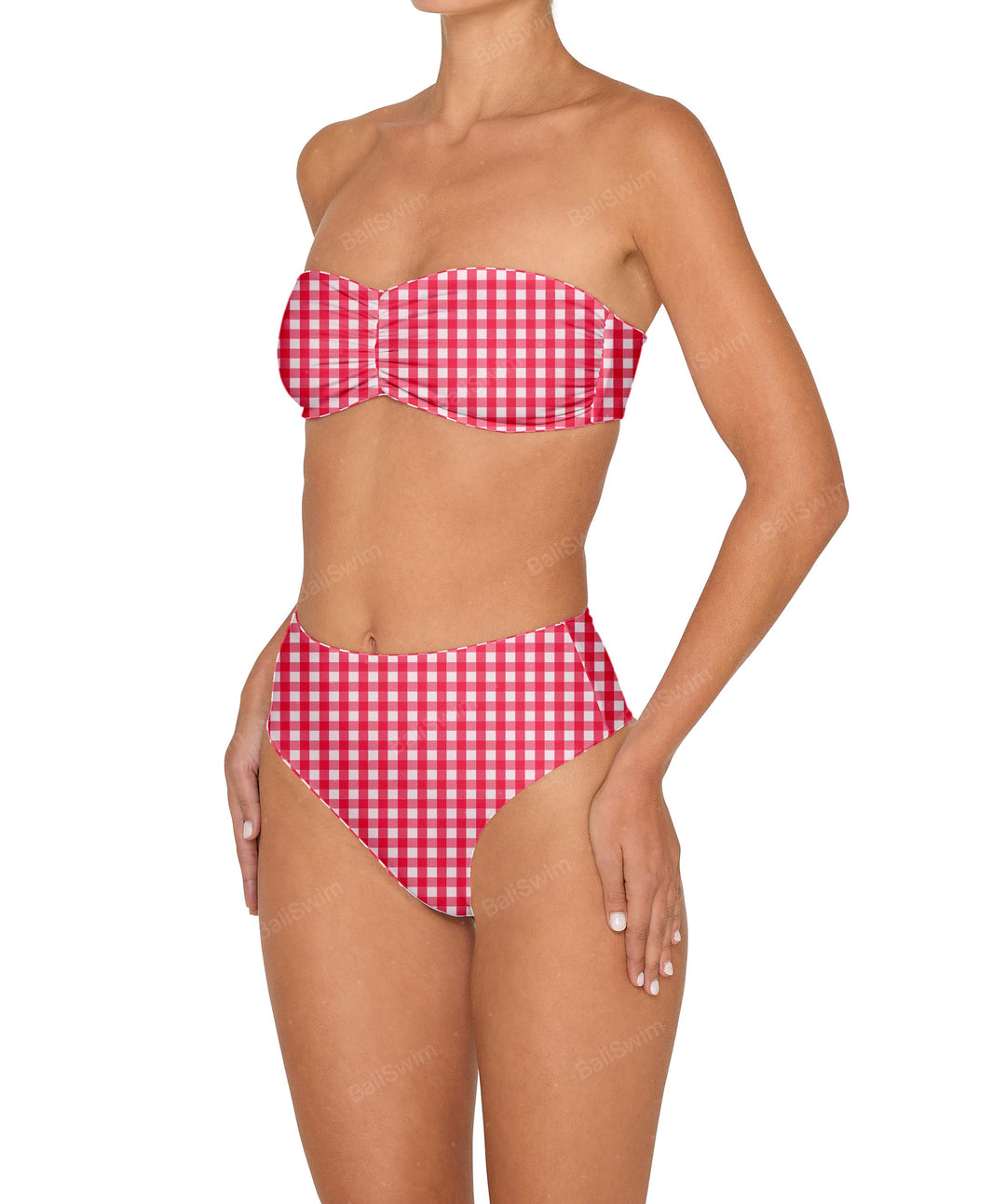 BSWS-T152 Ruched Bandeau Top