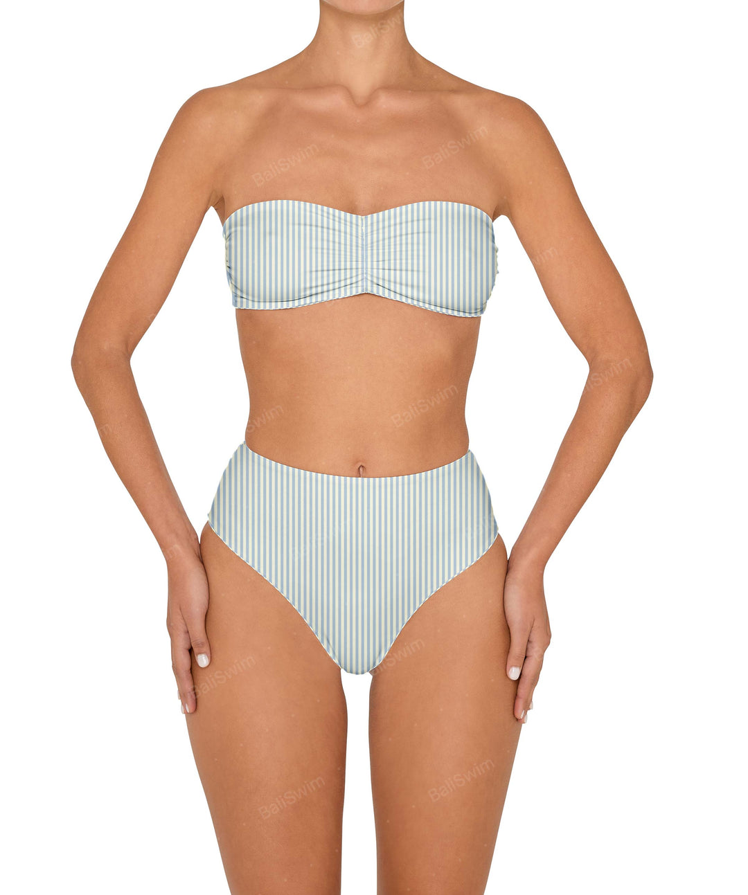 BSWS-T152 Ruched Bandeau Top
