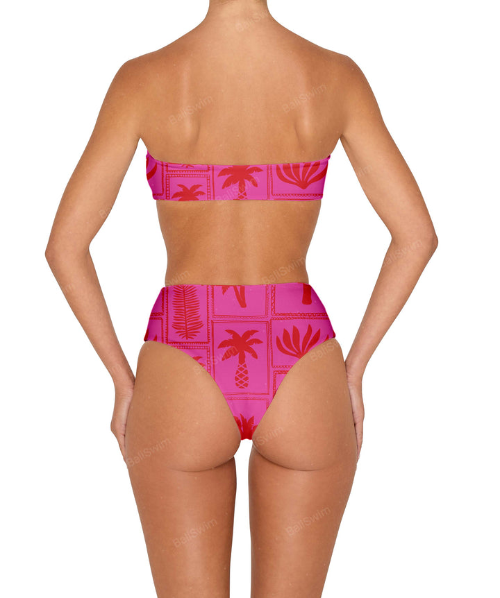 BSWS-T152 Ruched Bandeau Top