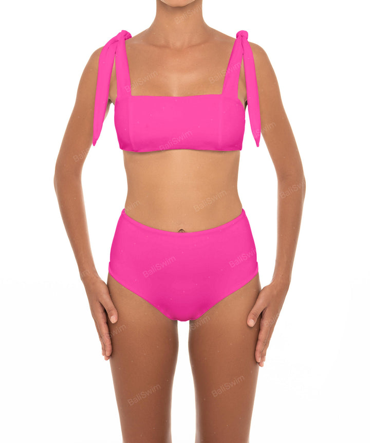 BSWS-T26 Tie Shoulder Bikini Top